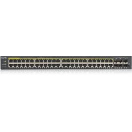 Zyxel GS1920-48HPV2 Switch Gestionado Gigabit Ethernet 44 Puertos PoE 375W Negro GS192048HPV2-EU0101F
