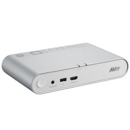 AVer FONE700 Altavoz Techo Conferencia, Hub Conexión AV, Audio Claro con Supresión Ruido, Seguimiento 3D, Cable 10m