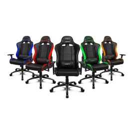 DRIFT DR200 Silla Gaming Profesional, Asiento Acolchado, Reposabrazos Ajustable 3D, Respaldo Reclinable hasta 135 Grados, Negro