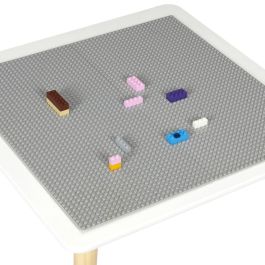 Home Deco Kids Mesa Infantil Compatible con Lego 52x52 cm h.44 cm