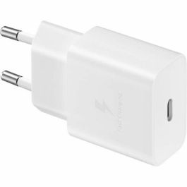 Samsung EP-T1510NWEGEU Cargador USB Tipo-C 15W, Carga Rápida, Protección Sobreintensidad, Blanco