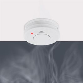 Smartwares RM250 Detector de Humo Óptico, Sensor 10 Años, Alarma 85 dB, a Pilas, Blanco Smartwares RM250 Detector de Humo Óptico, Sensor 10 Años, Alarma 85 dB, a Pilas, Blanco