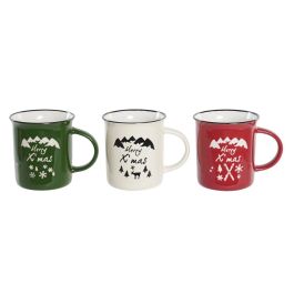 Taza Mug DKD Home Decor Porcelana Gres (330 ml) (3 Unidades) Precio: 9.5000004. SKU: B17NYY8JDJ