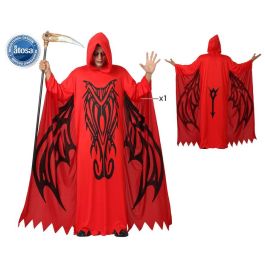 Disfraz Demonio Hombre Adulto Halloween Talla M-L - Túnica con Capa y Capucha Roja Precio: 20.59000009. SKU: S1101208