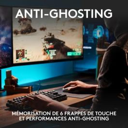 Logitech G G413 TKL SE Teclado Mecánico para Juegos Retroiluminado TKL Aluminio Negro Teclas PBT e Interruptores Táctiles