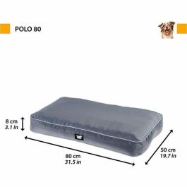 Ferplast FER8010690171951 Cojín para perros Polo 80x50x8 cm Gris Antiarañazos