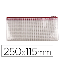 Q-connect Bolsa Multiusos Malla 250x115 mm con Cremallera Rojo Precio: 1.49999949. SKU: B16VRJQV7E