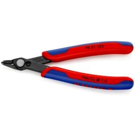 Knipex 78 31 125 Alicate Diagonal de Corte Electronic-Super-Knips 125mm para Electrónica, Acero 60HRC, Mandíbula 1.25cm