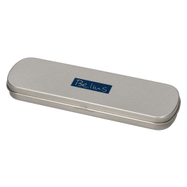 Belius Boligrafo Multifuncion 3 en 1 Zurich Cuerpo Plateado Tinta Negra y Roja Portaminas 0.5 mm en Estuche