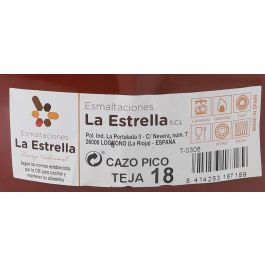 La Estrella Cazo Pico 18 cm - 2.2 L "Teja" (6 Unidades)