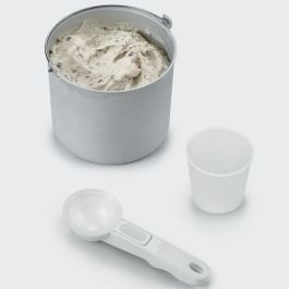 SEVERIN EZ7405 Sorbetiere Yogurt maker 2 en 1 - Función innovadora para hacer sorbetes y yogures de helado / acero inoxidable cepillado