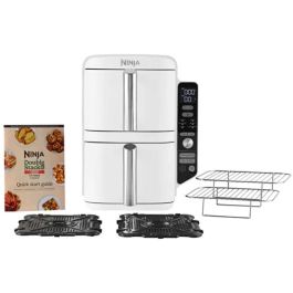Ninja SL400EUWH Freidora de Aire Doble Stack XL 9,5L Blanca