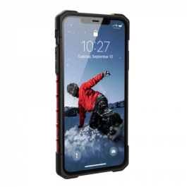 UAG Funda Folio Plasma Magma para iPhone 11 Pro Max - Estampado Negro y Rojo - 111723119393