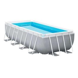 Intex Piscina Rectangular Prism Farme con Depuradora y Escalera (3785 Litros) 488x244x107 cm