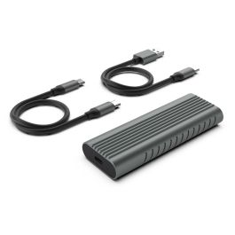 EWENT EW7025 Carcasa Externa Portátil M.2 NVMe/PCIe SSD USB-C 3.2 Gen2 10Gbps UASP Aluminio Gris con cables hasta 4TB EWENT EW7025 Carcasa Externa Portátil M.2 NVMe/PCIe SSD USB-C 3.2 Gen2 10Gbps UASP Aluminio Gris con cables hasta 4TB