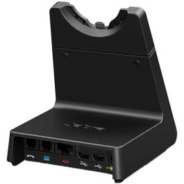 Jabra Engage 75 Convertible - Auricular DECT Supraaural Inalámbrico para Oficina/Call Center, Bluetooth 5.0, Cancelación de Ruido, Negro