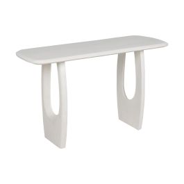 Consola Blanco Rozado Madera de Acacia 130 X 46 X 76 cm