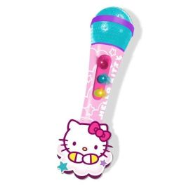 Micro de mano con amplificador y ritmos hello kitty Micro de mano con amplificador y ritmos hello kitty