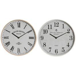 Reloj Pared Basicos DKD Home Decor Beige Blanco 5 x 41 x 41 cm (2 Unidades) Precio: 63.89000013. SKU: B1GJM8A3CG