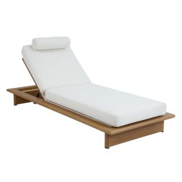 DKD Home Decor Tumbona de Jardín y Terraza Reclinable, Aluminio y Olefina, Color Marrón Crudo, 210 cm de Largo Precio: 547.89000013. SKU: B137AKWKYX