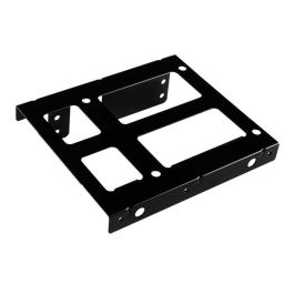 Unykach Adaptador Kit para Bahía 3.5" a 2x 2.5" SSD/HDD. Soporte Metálico para Discos Duros con Refrigeración Pasiva