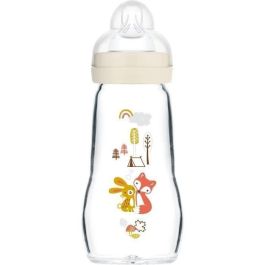 Biberón de vidrio MAM - 260 ml - 0 a 6 meses - Flow Teat 2 - Blanco Precio: 33.4999995. SKU: S7102015