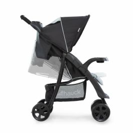 Hauck Silla de Paseo Shopper Neo II Caviar Plata - Plegado Compacto con una Mano, Reclinable, Gran Cesta, Desde el Nacimiento