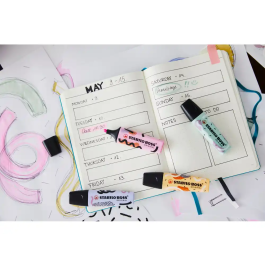 Stabilo Boss Original Rotulador fluorescente pastel by Ju Schnee Fucsia helado