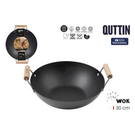 Sartén Wok Inde 30 cm con 2 asas de madera (6 Unidades) Precio: 60.5. SKU: B14HCR7XND