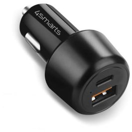 4smarts VoltRoad Ultimate Cargador de Coche 83W con PD y QC Negro