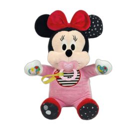 Clementoni 17970 Baby Minnie Mi Amiga Muñeca Parlante Interactiva +12 meses con Accesorios y App de Realidad Aumentada