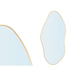 Espejo Forma Abstracta Oro 106X50Cm Giftdecor (Set de 3) Precio: 66.68999942. SKU: B152GJPFG6