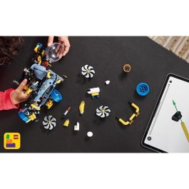 LEGO 42201 Submarino de Aguas Profundas Technic Set de Construcción con 3 Hélices y Brazo Extensible - Edad +9 Años