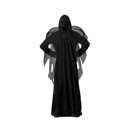 Disfraz Ángel Negro Con Alas Para Hombre Adulto Halloween Talla XS-S
