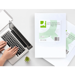 Q-connect Papel Fotocopiadora Ultra White Din A3 100 Gramos Paquete de 500 Hojas