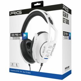 Auriculares con Micrófono Gaming Nacon RIG 300 PRO HS Blanco