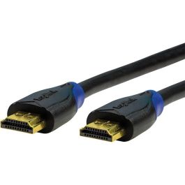 Logilink Cable HDMI 1m 2.0 con Ethernet, 4K2K/60Hz, Ultra HD hasta UHD 4K/60Hz (4096x2160), Negro