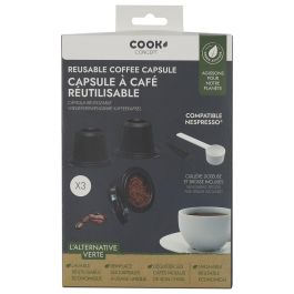 Cook Concept Juego De 3 Cápsulas Café Reutilizables Compatibles con Nespresso 4x3,8 cm Precio: 2.98999954. SKU: B1JY3MYH89
