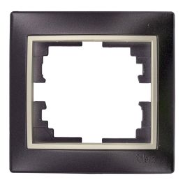 Marco para 1 elemento marco negro y aro perla 83x81x10mm. serie europa solera erp71nu Precio: 3.50000002. SKU: S7906926