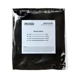 Dunlop Juego Bajo Entorchado Plano 45-105 (Escala Corta)