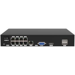 Foscam FN9108E-T4-2T Set de Cámaras de Vigilancia 4K con Grabador Negro (4 Kameras)