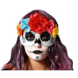 Antifaz Muerte Mexicana 21x14 cm Con Motivos Florales Multicolor Halloween Precio: 1.6335. SKU: B1AKC6NKMR