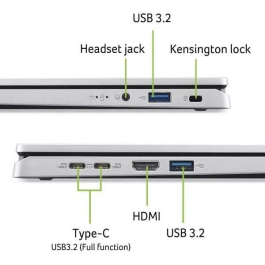 Acer Portátil Aspire Go AG14-71P-57Z6 Windows 11 14'' IPS WUXGA Intel Core i5-13420H Gráficos UHD 16 GB RAM 512 GB SSD
