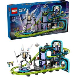 LEGO 60421 City Robot World Parque de Atracciones, Juego de Construcción para Niños 8+ años