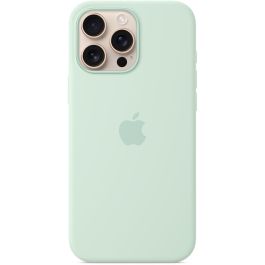 Apple MDGY4ZM/A Funda Silicone con MagSafe para iPhone 16 Pro Max - Aguamarina - Protección Anticaídas y Antirrayones