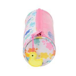 Safta Portatodo redondo Peppa Pig Baby Pig 20x7x7cm, estuche escolar para niños de 3 años+