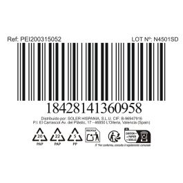 Inde Reposacucharas de Madera Peixe, 24.7 x 7.2 x 2.6 cm (24 Unidades)