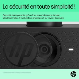 HP Webcam Video FHD 1080P, 30 FPS, Compatible con Windows Hello, Corrección Automática de Luz y Fondo, Micrófonos con Reducción de Ruido - 625