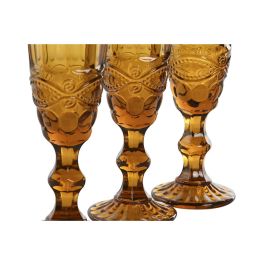 Copa Basicos DKD Home Decor Ambar 7 x 20 x 7 cm Set de 6