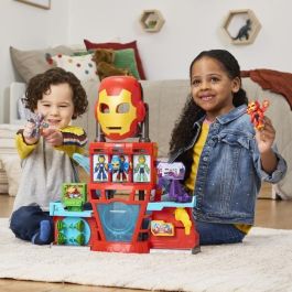 Hasbro Caja Electrónica Infantil Marvel Iron Man y sus Increíbles Amigos, a partir de 4 años